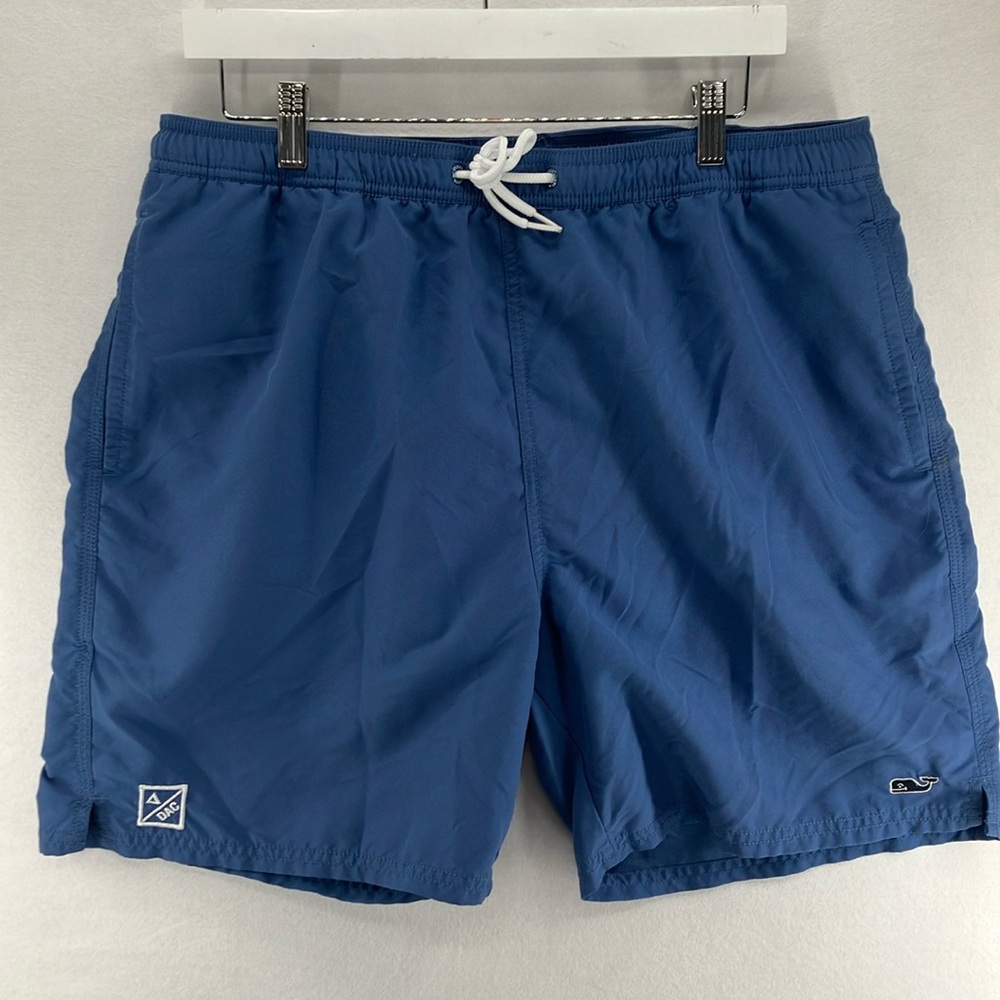 Vineyard Vines Blue Swim Trunks Quick-Dry Relaxed Fit